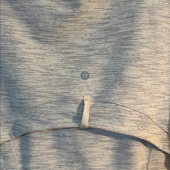 Lululemon Define jacket- white/ Light Gray Striped - Picture 4 of 8